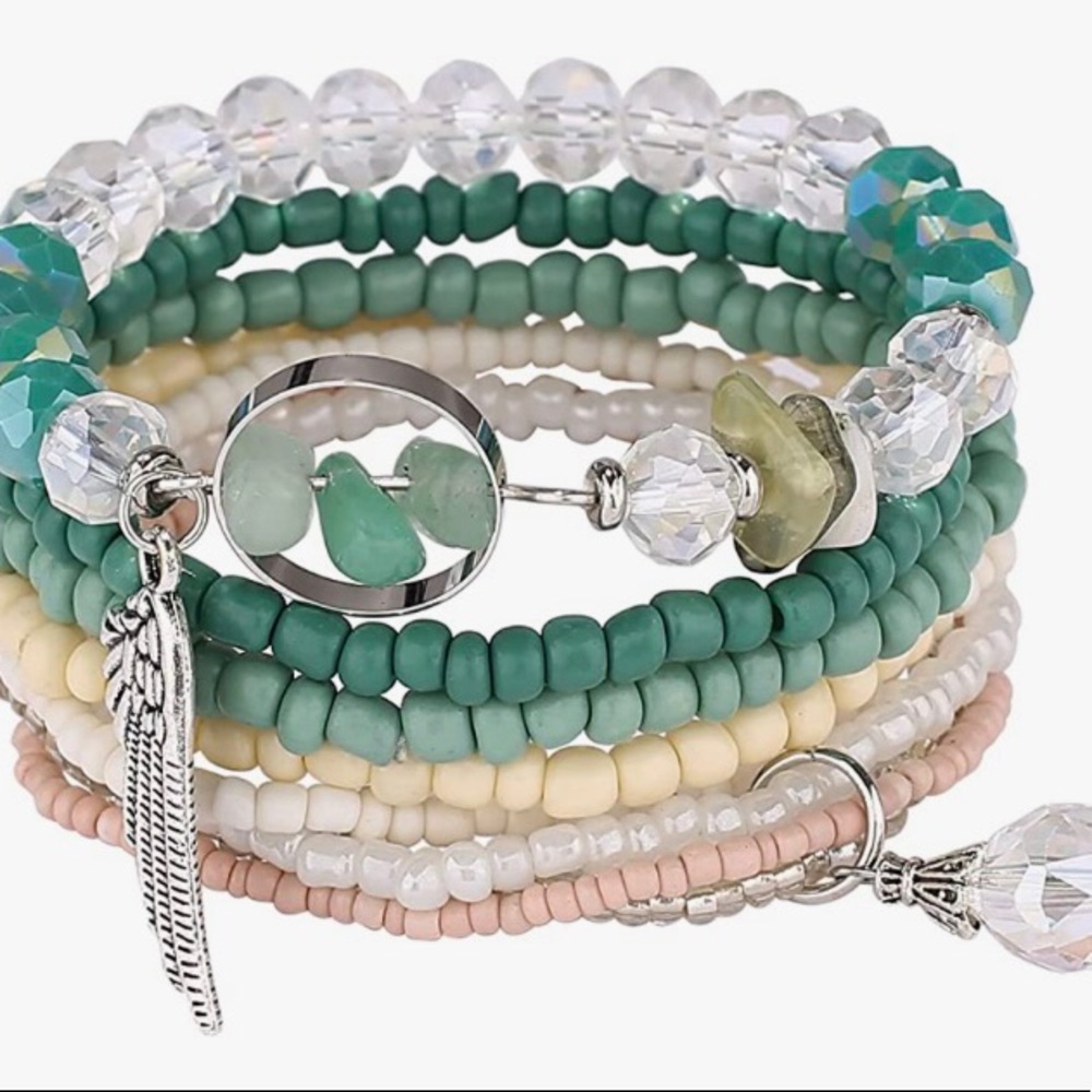 Designer multi level bohemian bracelet